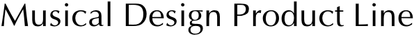 Musical Design Product Line